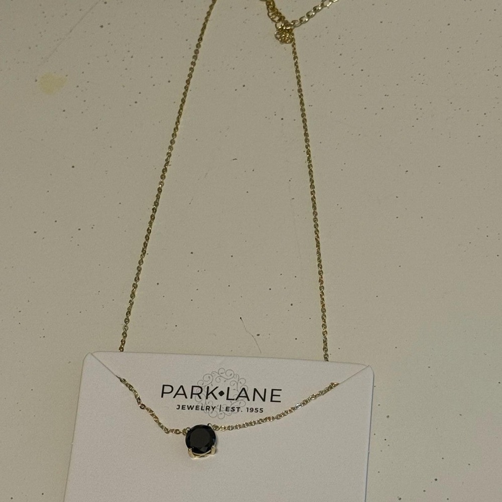 Park Lane Black & Gold Necklace